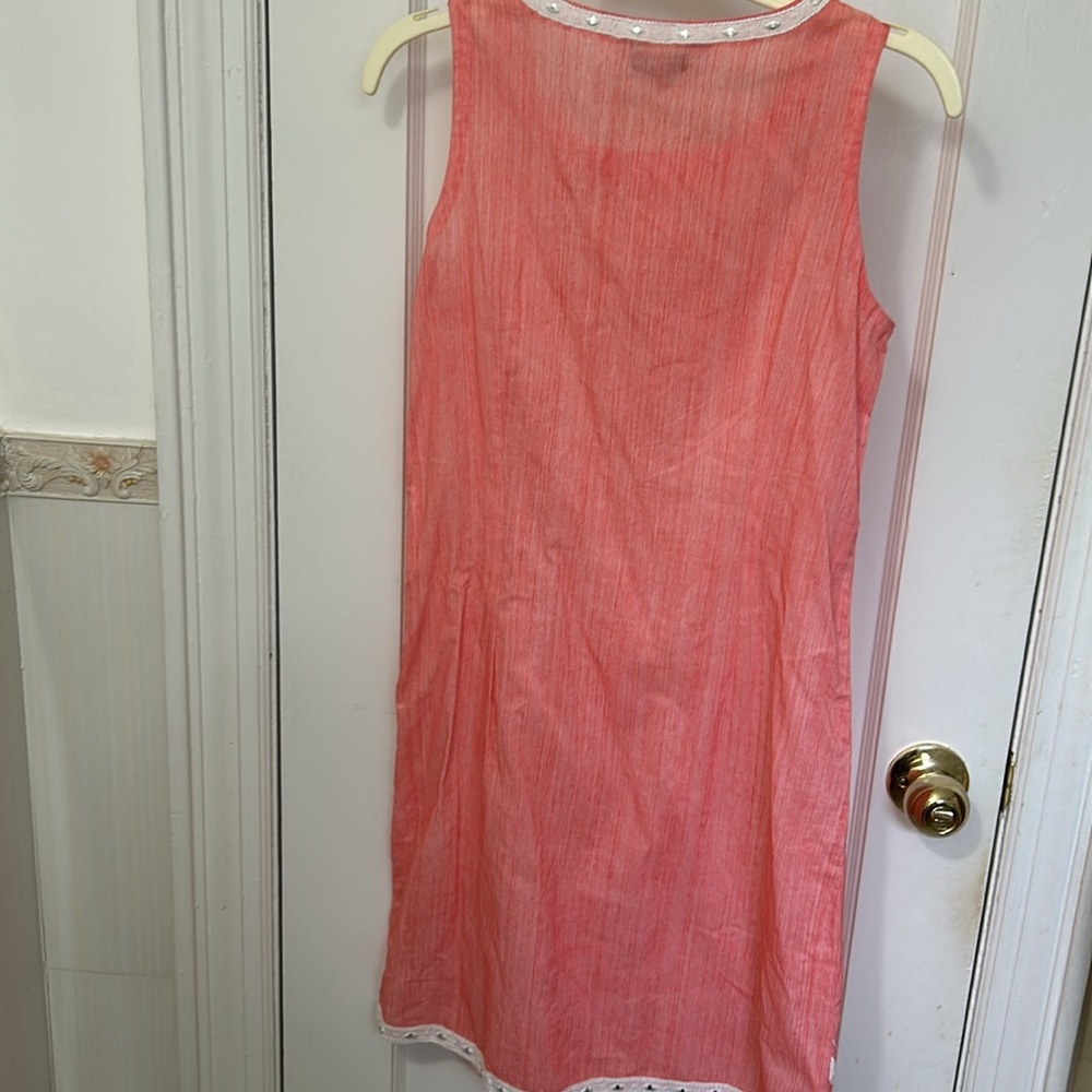 NWT pink beach dress by Sulu collections small sz - Picture 5 of 5